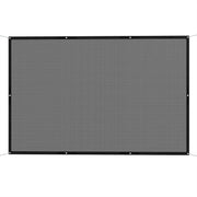 Outsunny Toldo Vela de Sombra Rectangular 3x2 m Toldo de Jardín Protección Solar 65% Transpirable y Anticongelante para Patio Terraza Balcón Negro