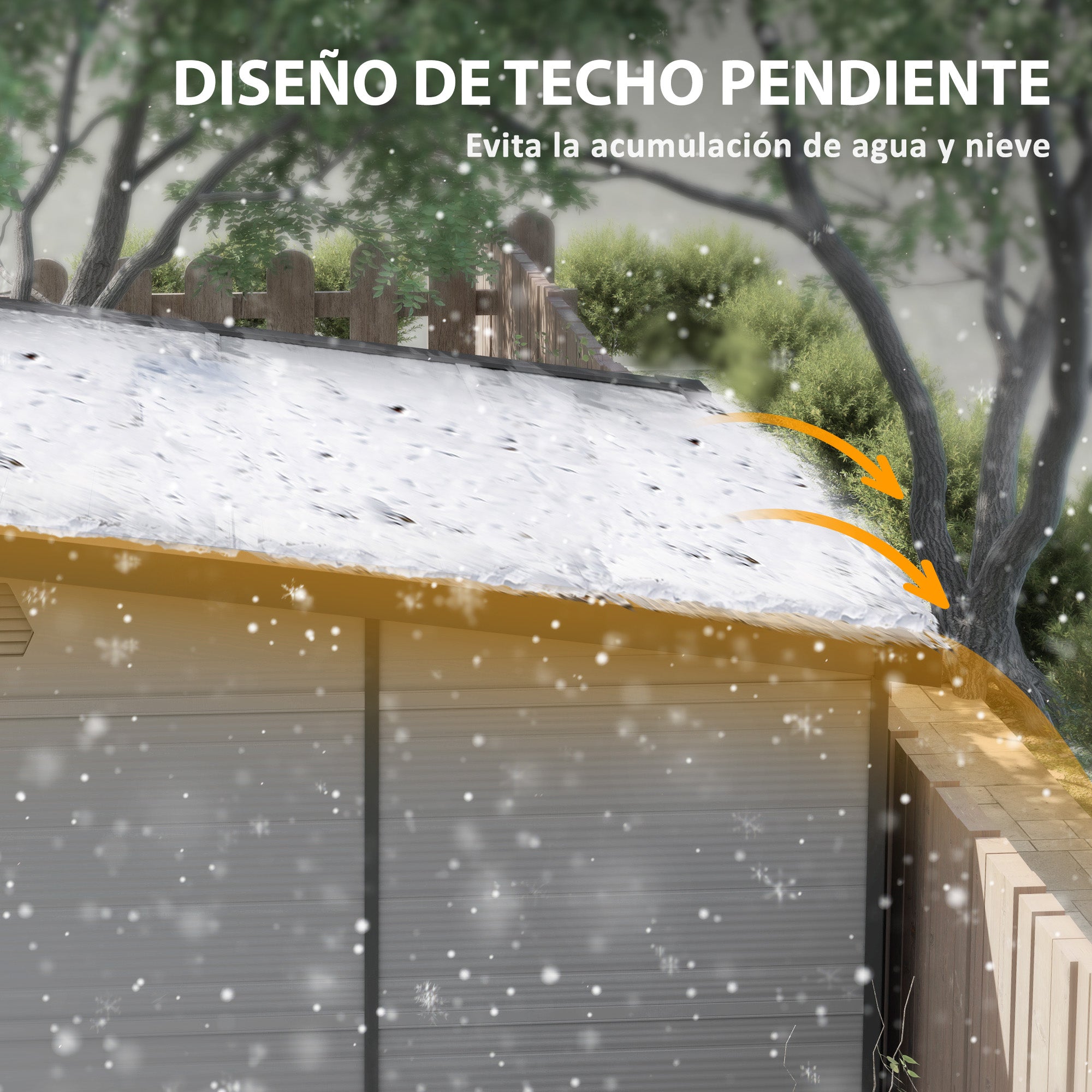 Outsunny Caseta de Jardín Exterior, 3,24 m², 190x191x215 cm, Cobertizo de Jardín Exterior, Puerta Corredera con Pestillo, Ventana y Ventilación, para Almacenamiento de Herramientas, Gris Claro
