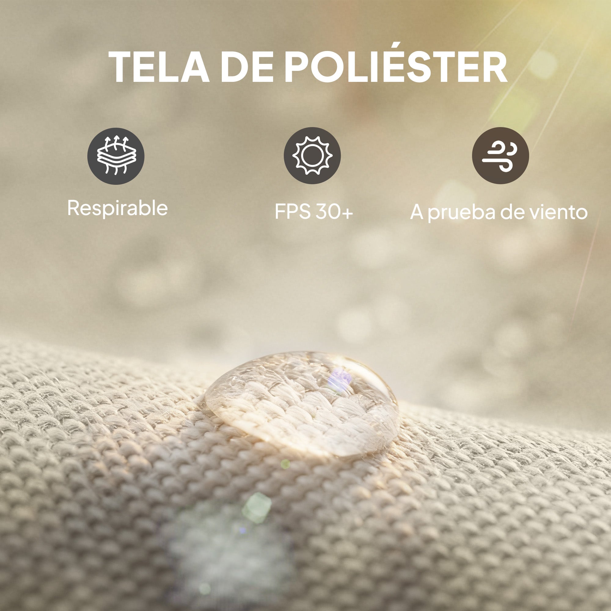 Outsunny 4 Paredes Laterales para Cenador, 3x3 m, Laterales de Carpa con 8 Ventanas de Malla Enrollables, Protección UV 30+, Impermeable, Reemplazo Lateral para Carpa de Jardín, Gris Claro