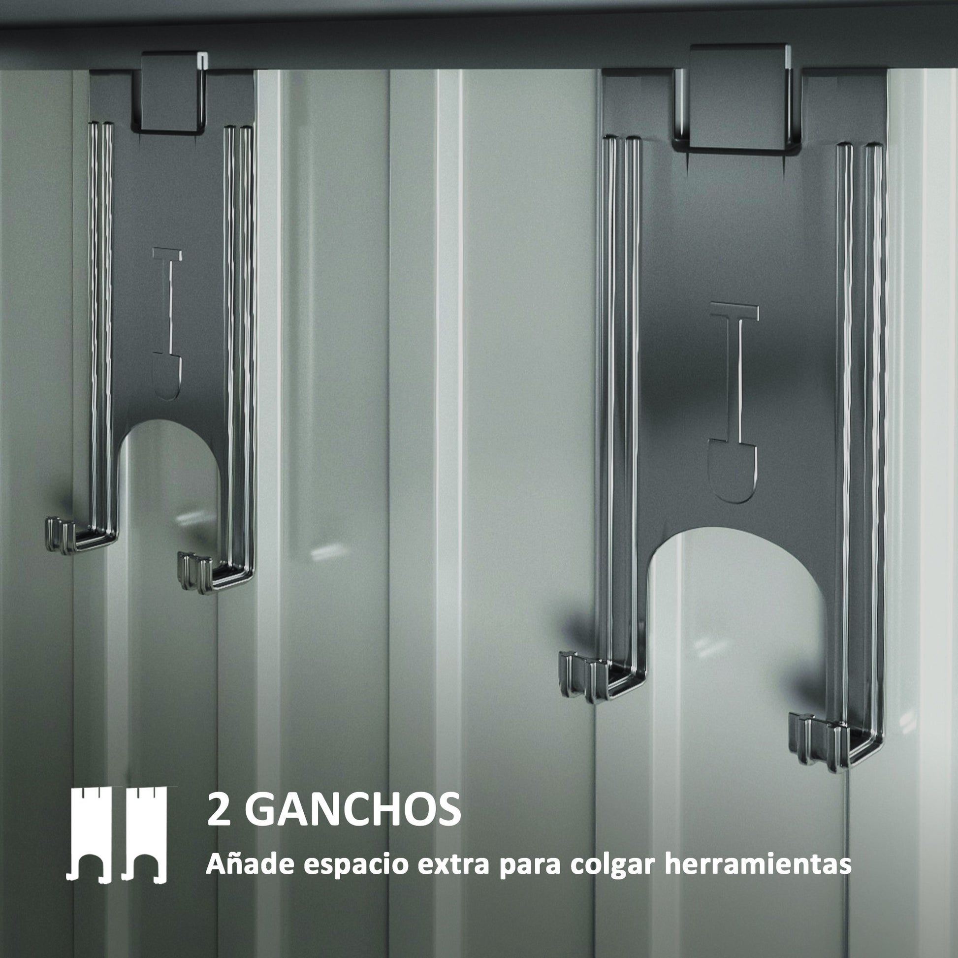 Outsunny Caseta de Jardín Exterior 1,9m² 195x122x182 cm Cobertizo de Jardín Exterior con Base Refuerzo (Suelo NO Incluido) Puerta Corredera Ventanas Cobertizo para Terraza Patio Marrón