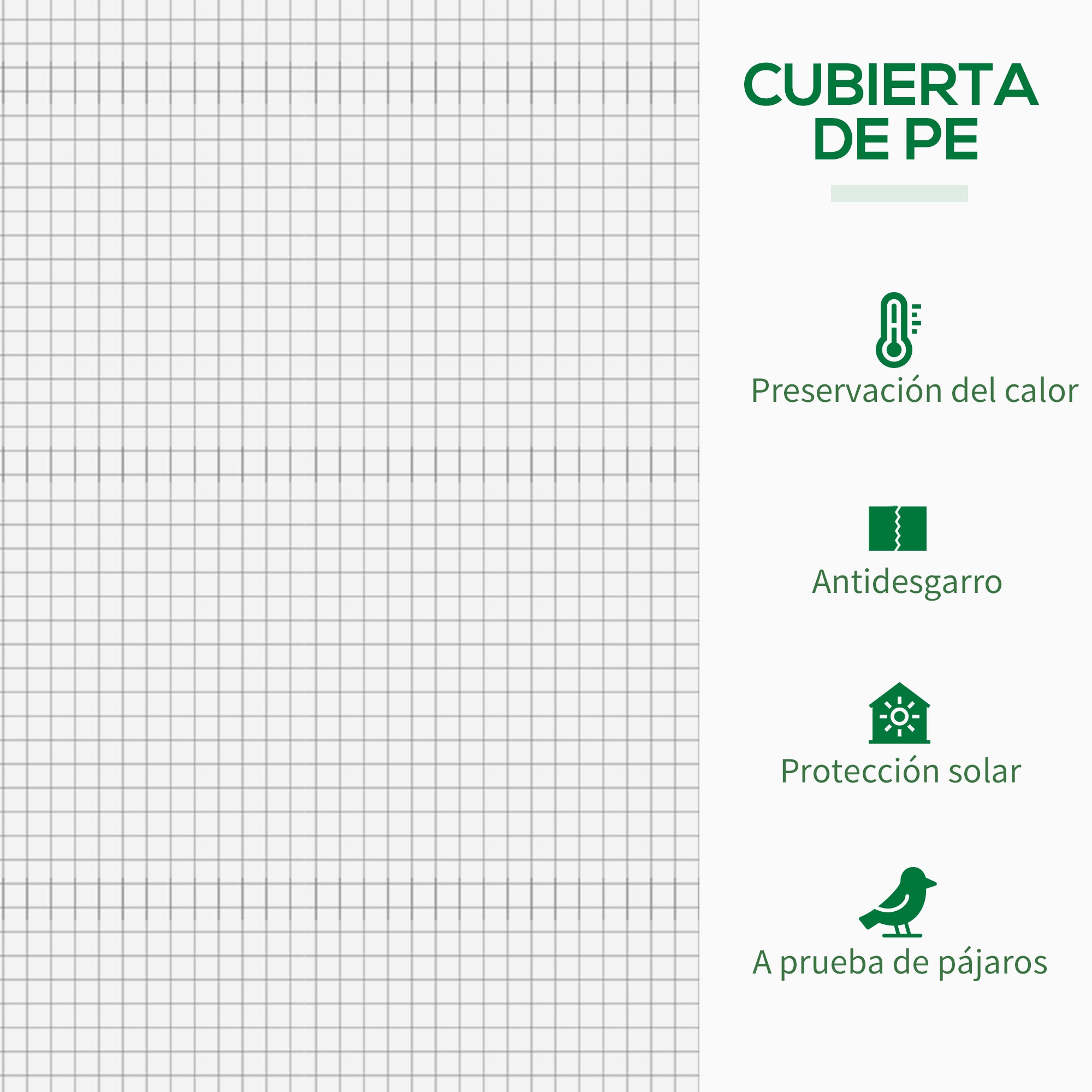 Outsunny Invernadero Pequeño Invernadero de Exterior con Ventanas y Marco de Acero Invernadero para Cultivar Tomates Plantas Flores 200x76x168 cm Blanco
