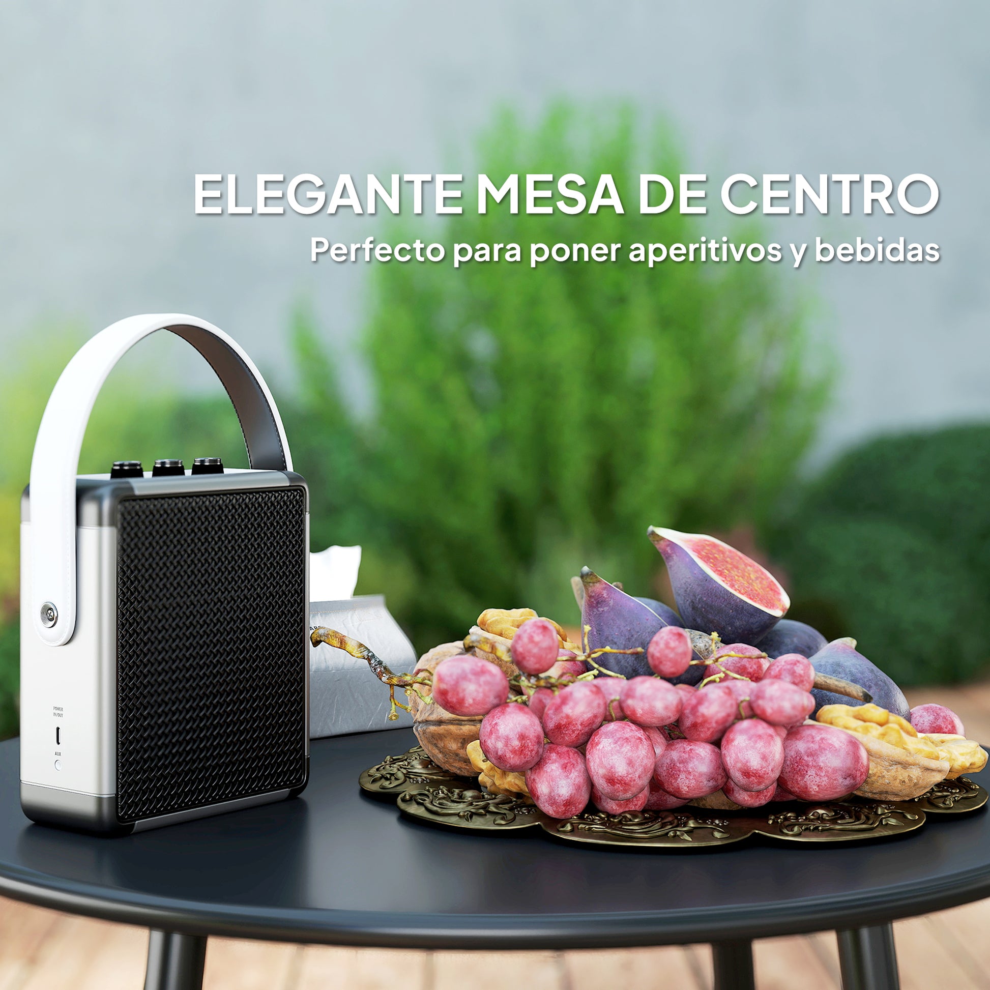 Outsunny Conjunto Jardín Exterior de Ratán con Cojines Conjunto Terraza Resistente a la Intemperie Muebles Jardín Exterior con 2 Sofás de 2 Plazas Sofá Esquina Mesa Redonda Gris Oscuro