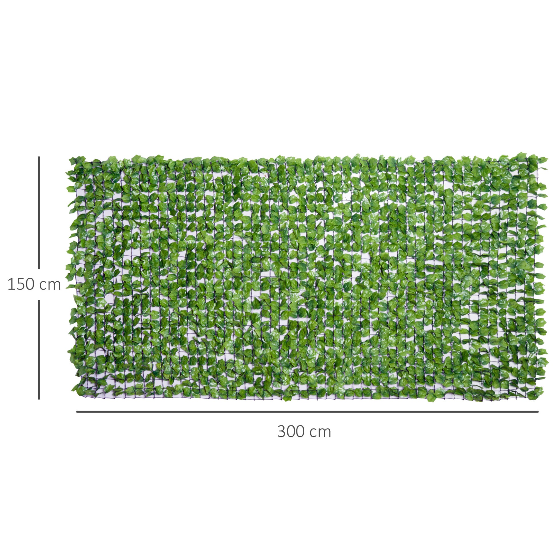 Outsunny Seto Artificial en Rollo 3x1,5 m para Valla Balcón Barandilla Valla de Privacidad Planta Decorativa PE